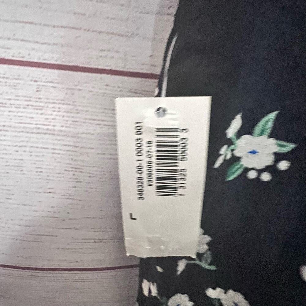 Old Navy Women's Short Sleeve Floral Print Blouse Sz L - Picture 5 of 13